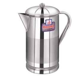 Dhara Stainless Steel Slimline Water Pitcher with ..