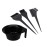 URBANMAC Fruit Vinegar Hair Color Black Gel With Dye Brush and Mixing Bowl Hair Colouring Kit