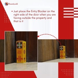 Remedywala Energized Vastu Entrance Blocker, Vastu Door Blocker,Vastu Entry Blocker for All Direction Entrance, Entrance Remedy (Entrance Blocker)