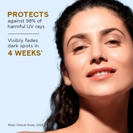 POND\'s Serum Boost Sunscreen For All Skin Types Prevent And Fade Dark Patches With The Power Of Spf 55 And Niacinamide-C Serum 100G, Pack Of 1