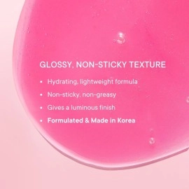 QUENCH BOTANICS Illuminating Tinted Lip Oil with Cherry Blossom & Patchouli Oil (Pink) | Korean Lip Balm for Plump, Glossy & Smooth Lips | Non-Sticky, Non-Greasy | Made in Korea (5ml)