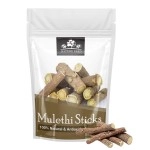 NATURE YARD Mulethi Stick Organic for Eating - 100 Gm - Licorice root/Yastimadhu/Glycyrrhiza glabra SticksF/for Hair and Body care-100% Natural & AntiOxidant