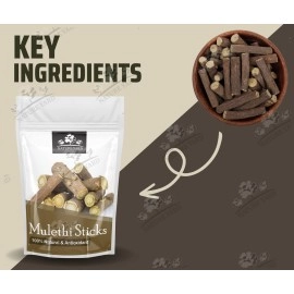 NATURE YARD Mulethi Stick Organic for Eating - 100 Gm - Licorice root/Yastimadhu/Glycyrrhiza glabra SticksF/for Hair and Body care-100% Natural & AntiOxidant