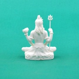 CraftVatika Shiv Shiva Murti Statue Idols Sculpture for Car Dashboard Pooja Temple Room Home Decoration & Festival Occasions Gifts (3 Inches Height, Resin) (SHRS114)