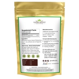 Vedikroots Bhumi Amla Powder/Churn - Organic And Pure Ingredient Extract For Healthy Liver Functioning And Digestive Strength | Enriched With Essential Nutrients (100 GM) (Pack of 1)