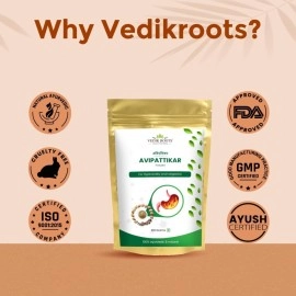 Vedikroots Avipattikar Powder/Churn - For Relief From Indigestion And Hyperacidity | 100% Natural Formulation | Mix Of Essential Nutrients(100 GM) (Pack of 2)