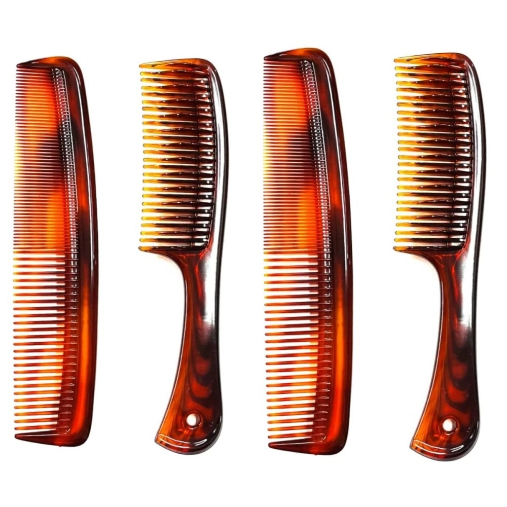 Maple Grooming Multicolor Hair Combs For Women Combo Set, Pack of 4