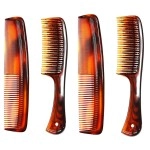 Maple Grooming Multicolor Hair Combs For Women Combo Set, Pack of 4