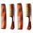 Maple Grooming Multicolor Hair Combs For Women Combo Set, Pack of 4