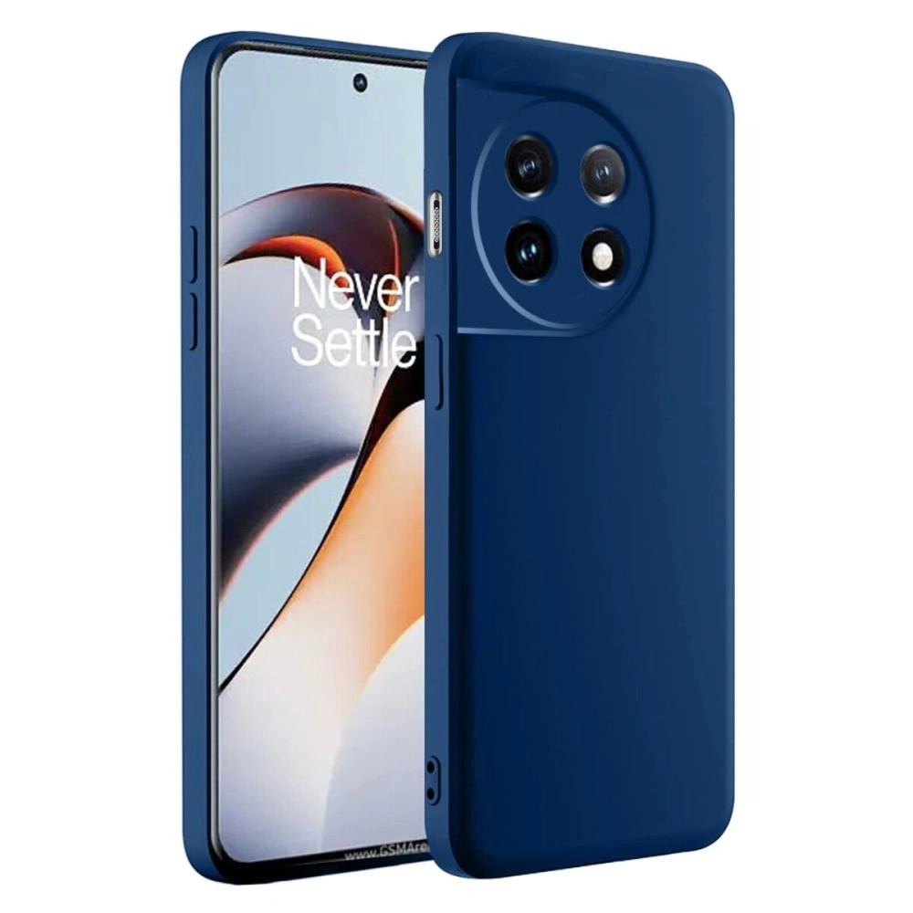 Winble Liquid Silicone Back Cover for OnePlus 11R 5G | Camera Protection Full Body Protection Anti-Shock Protective Back | Bumper Back Cover Case for OnePlus 11R 5G (Blue)