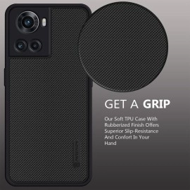 VIDO Super Frosted Raised Camera Protect Soft Back Case Cover for OnePlus 10R
