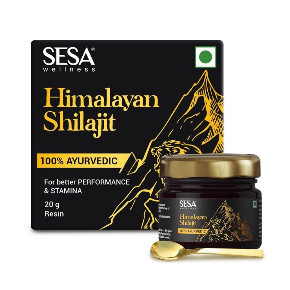 Sesa Himalyan Shilajit Resin I 100% Ayurvedic | helps boosting Strength & endurance I helps Boost Immunity 20g