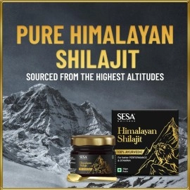 Sesa Himalyan Shilajit Resin I 100% Ayurvedic | helps boosting Strength & endurance I helps Boost Immunity 20g