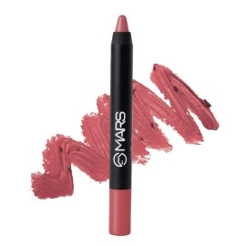 MARS Long Lasting Crayon Lipstick up to 12 Hours Stay | Matte Finish | Waterproof | Won\'t Smudge Won\'t Budge Lip Crayon (3.5 gm) (22-I Am Romantic)