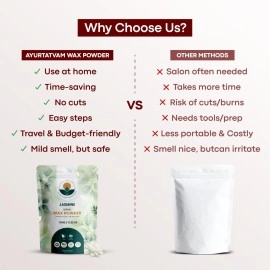 Ayurtatvam Natural Wax Powder - 100g (Pack of 1)