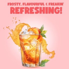 Bevzilla Peach Passion Instant Iced tea Mix - 400 Grams | Perfect For Summers| Refreshing| Instant