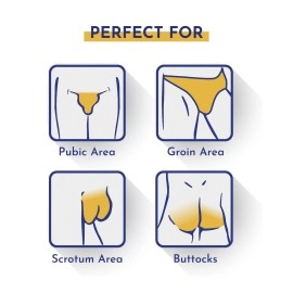 Mannlich Intimate/Private Hair Removal Cream for Men (100 ml) | Painless, Faster, Soothing for Unwanted Coarse Pubic Hair, Suitable For All Skin Types (Pack of 1)