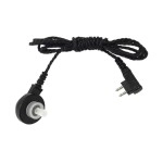 AIKA 2 Pin Wire for Hearing Aid Suitable for All Type of Hearing Aid Machines (1 Wire with Speaker, Black Color)