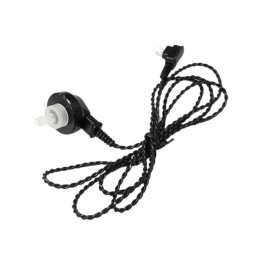 AIKA 2 Pin Wire for Hearing Aid Suitable for All Type of Hearing Aid Machines (1 Wire with Speaker, Black Color)