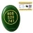 Crystal Heaven Green Zibu Symbols for Money - Lucky Stone 808520741 Zibu Coin - 520741 Stone for Money, Wealth, Abundance and Prosperity Manifestation (Oval, Green)