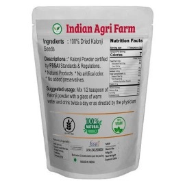 Iagrifarm Kalonji/Black Jeera/Karunjeeragam Powder - 250 gram - Good for healthy heart/Control diabetes/Control blood pressure