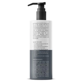 Nirvasa Anti-Hair Fall Shampoo for Men and Women | Infused with Saw Palmetto & Biotin | Helps in Blocking DHT, Reducing Hair Fall & Preventing Breakage | Sulphate Free Formula | 200ml