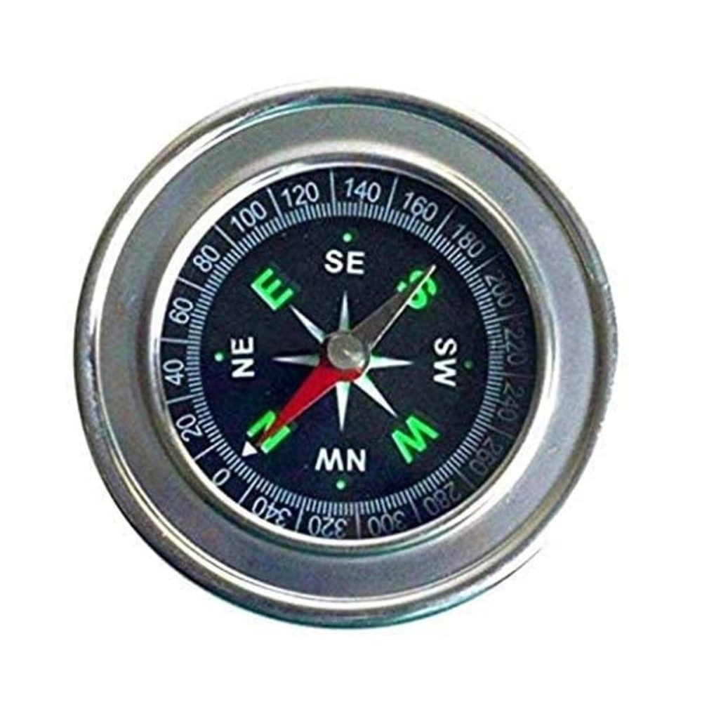 VR Creatives Stainless Steel Directional Pocket Magnetic Compass/Magnetic Compass Direction,7.5 * 7.5 * 1.2 cm