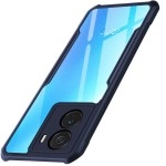TheGiftKart Shockproof Crystal Clear Back Cover Case for iQOO Z7 5G / Z7s 5G (360 Degree Protection | Protective Design | Transparent Back | PC & TPU | Blue)