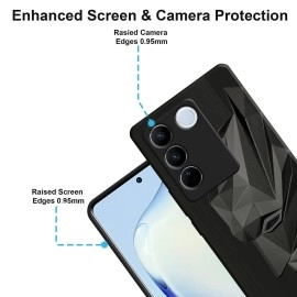 VIDO Exclusive Soft Back Case Cover for Vivo V27 PRO 5G / Vivo V27 (Shock Proof |360 Degree Complete Protection)