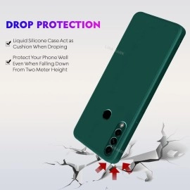 LIRAMARK Silicone Soft Back Cover Case for Oppo A31 / Oppo A8 (Silicone Green)