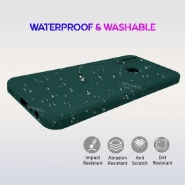 LIRAMARK Silicone Soft Back Cover Case for Oppo A31 / Oppo A8 (Silicone Green)