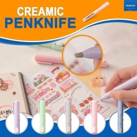 FreshDcart FDCA497 Creative Multifunction Foldable Scissors | 2 in 1 Pen Cutter | Mini Folding Scissor for School, College, Office, Project (Multicolor - Pack of 1)