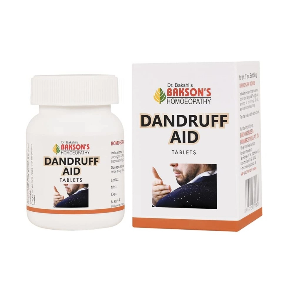 Dr. Bakshi\'s BAKSON\'S HOMOEOPATHY DANDRUFF AID TABLETS - 75 TAB