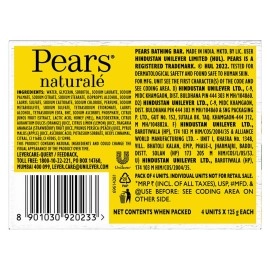 Pears Naturale Vitamin C Soap 4x125gm