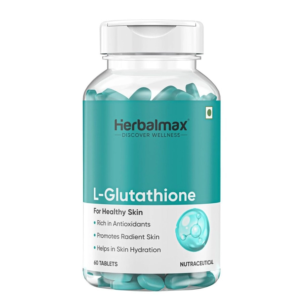 Herbal max L- Gluthathione For Shining & Lightning Skin -1000 mg 60 Tablets