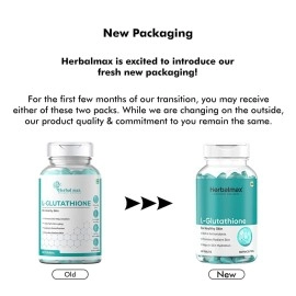 Herbal max L- Gluthathione For Shining & Lightning Skin -1000 mg 60 Tablets