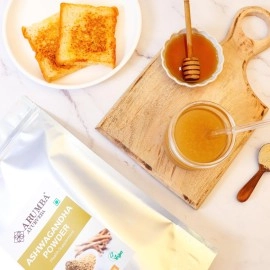 Arumba Ashwagandha Churna Powder 1Kg, Made with 100% Natural Ashwagandha Root, Withania Somnifera, Indian Ginseng For Stress Relief, Overall wellness support