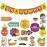 Zyozique Annaprasanam Photo Booth Props with Annaprasanam Paper Banner Hindi Font Shubh Annaprashan Yellow & Red Color Font/Rice Ceremony Decorations Items /(Pack of 17)