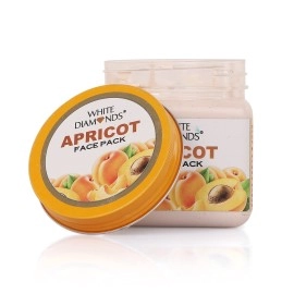 WHITE DIAMONDS Apricot Face Pack Extra Glow | Made With Natural Ingredients | Face Pack For Oily & Dry skin | Face Pack For Women & Men (380 ml)