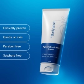 Be Bodywise Pigmentation Repair Cream 100 g | With 0.1% Retinol, 2.5% Lactic Acid, 0.5% Kojic Acid & 2% Urea | Hyperpigmentation Removal Cream | For Dark Neck, Ankles, Knuckles, Armpits, Thighs &