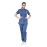 UNIFORM CRAFT Women\'s Polyester-Cotton Nurse Uniforms - Ideal for Nurses Uniform | Clinic Uniforms | Hospital Uniform for Nurses | Hospital Uniform | NT07 Royal Blue (L)