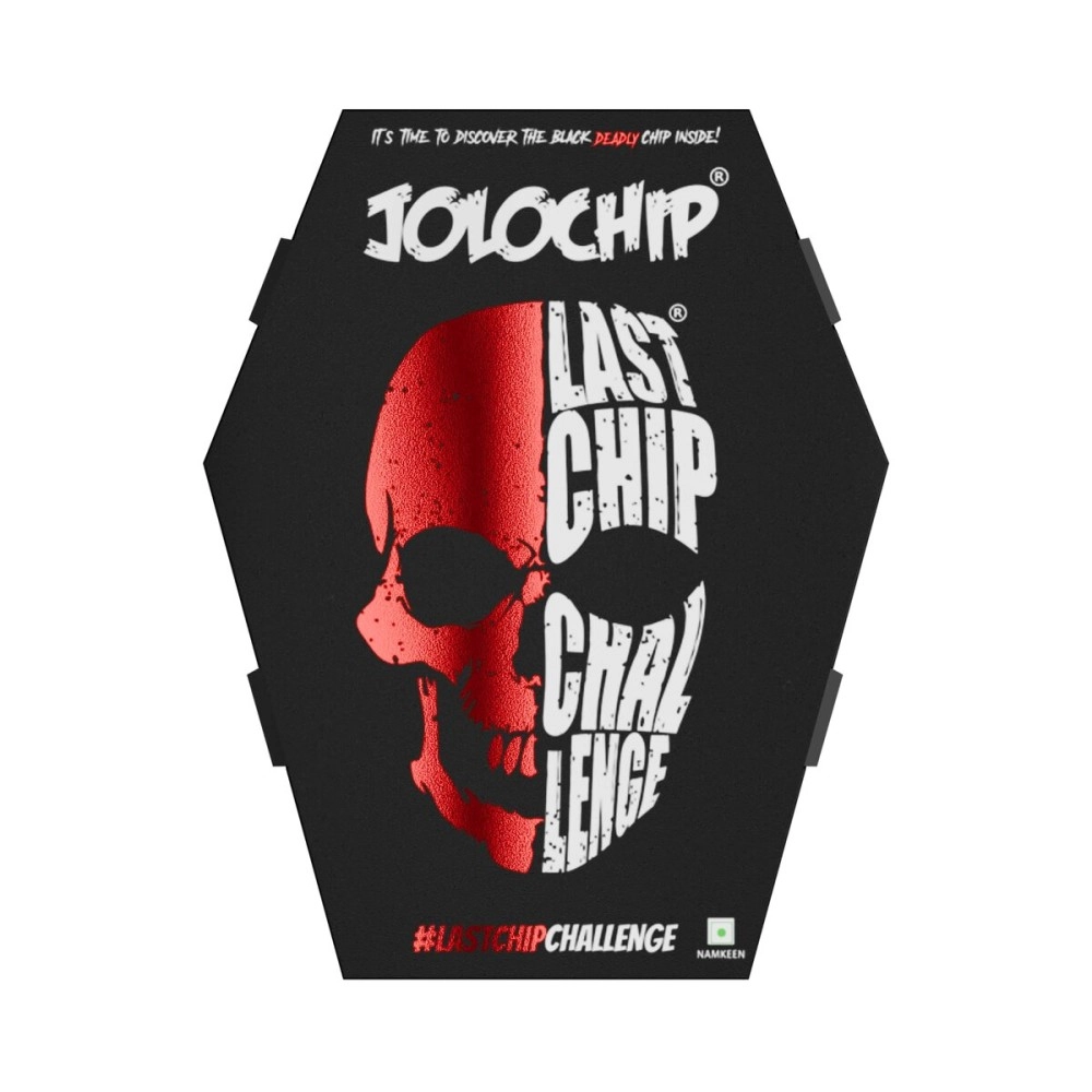 Jolochip Last-Chip-Challenge (Pack of 1) | Extreme Spicy Tortilla Chip | Hottest Chip in the World | Ultimate Hot Snack | 5 Grams