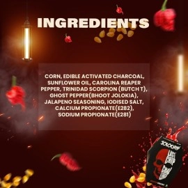 Jolochip Last-Chip-Challenge (Pack of 1) | Extreme Spicy Tortilla Chip | Hottest Chip in the World | Ultimate Hot Snack | 5 Grams