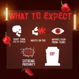 Jolochip Last-Chip-Challenge (Pack of 1) | Extreme Spicy Tortilla Chip | Hottest Chip in the World | Ultimate Hot Snack | 5 Grams