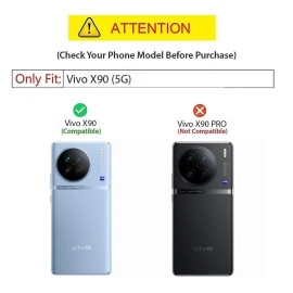 REALCASE Vivo X90 5G Back Cover Case | Stylish Frameless Matte Hard Back Skin | Soft TPU Shock Proof Bumper Back Cover for Vivo X90 5G (Black)