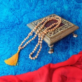 Swaha Tulsi Mala | Natural Lab Certified 108 + 1 Tulsi Beads | Jap Mala | Spritual Japa Mala | Meditation Mala