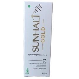 Entirety NUTRAMUST Sunhalt Gold Hydrating Sunscreen For All Skin Type Spf 50