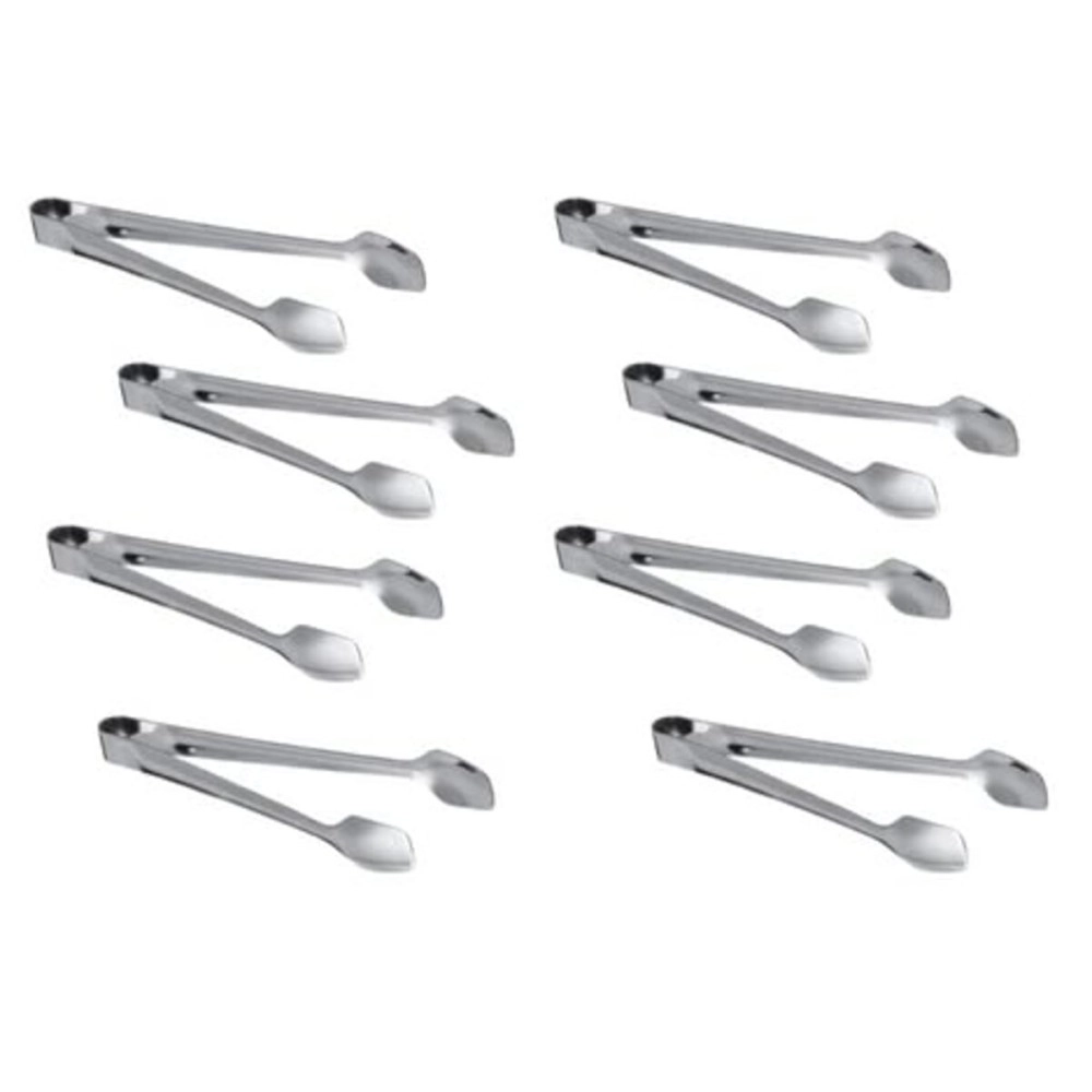 Dynore Stainless Steel Sugar Tong- Set of 8