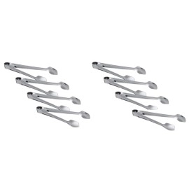 Dynore Stainless Steel Sugar Tong- Set of 8
