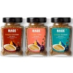 Rage Coffee Silk Blend - Belgian Chocolate & Creamy Hazelnut & Vanilla Velvet 50 Gms Each | Combo Pack of 3